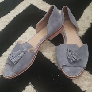 TOPSHOP Tassel slip on sandals